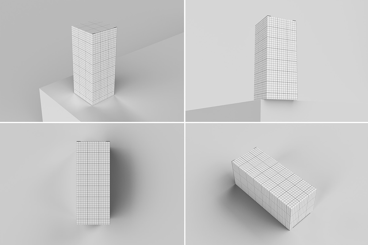 Paper Box Mockup - 8 views, a Packaging Mockup by Illusiongraphic (Photo 11 of 21)