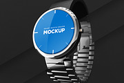 Smart-watch Design Mockup, an Android Mockup by illustrated (Thumbnail 1 of 5)