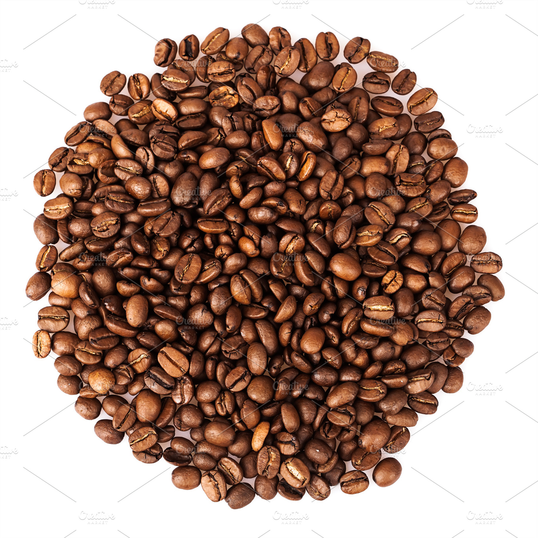 Coffee Beans Background Featuring Agriculture Arabica And Aroma