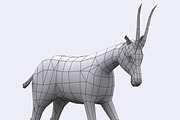 3DRT - Safari animals - Gazelle, an Animal 3D Model by 3DRT.com (Thumbnail 3 of 3)