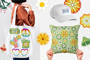 Groovy summer story 60s-70s, a Texture Illustration by Antikva17 (Thumbnail 16 of 18)