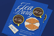 Tea Party Flyer, a Flyer Template by graphicook (Thumbnail 2 of 3)