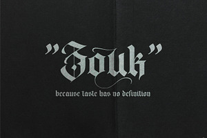 Zouk - Gothic Calligraphy