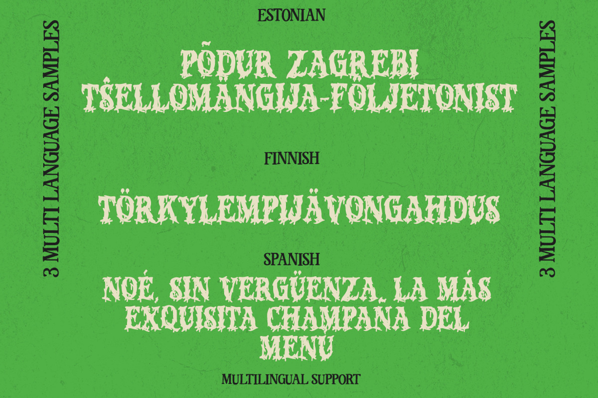 Dripfang – Halloween Font Duo, a Font by Arendxstudio (Photo 10 of 10)