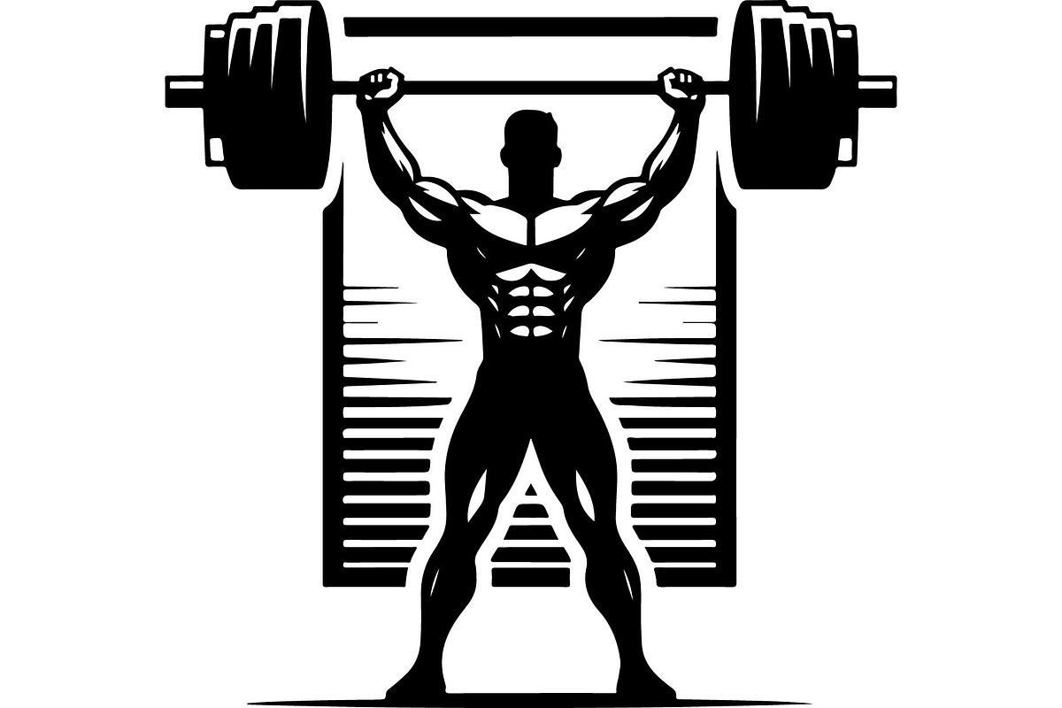 Vintage Strongman Weightlifting Bund, an Object Graphic by jahid234 (Photo 10 of 13)
