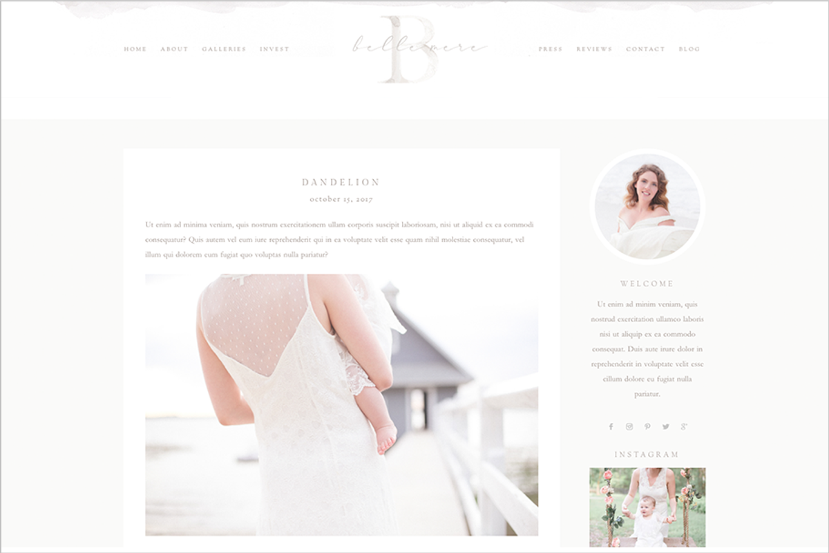 Belle Mère Prophoto 7 Template, a Websites & App Template by Red Met Yellow Creative (Photo 20 of 23)