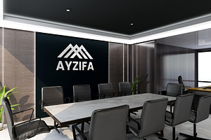 3d Logo Office Meeting Room Mockups