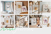 30x Nursery Frame Mockups Set, a Mockup by First Impression Mockups (Thumbnail 6 of 9)