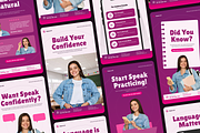 Lingua - Market Value Social Media, a Social Media Template by SLAB! Design (Thumbnail 8 of 8)