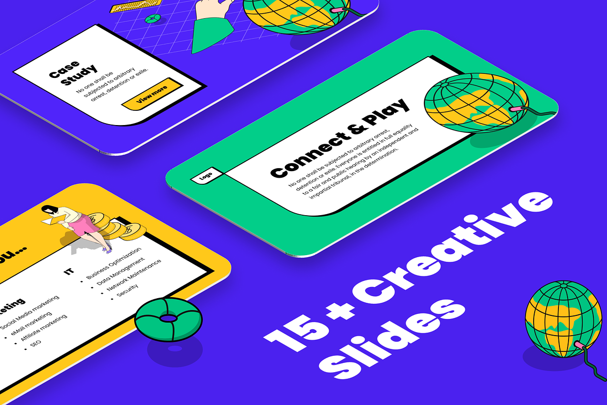 Isometric Presentation, a Presentation Template by MNML Agency (Photo 3 of 22)