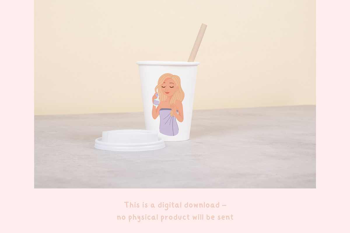 Hair Care Routine Clipart, an Illustration by Bielousova Art (Photo 8 of 9)