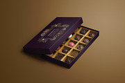 Luxury Chocolate Truffle Box Mockup, a Packaging Mockup by Sheikhadesign (Thumbnail 10 of 12)