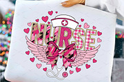 Valentine coquette Nurse Png, an Illustration by Libby Wishes (Thumbnail 3 of 8)