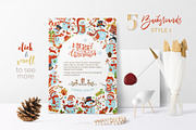 Cute Snowmen Set, a Decorative Illustration by MaljukArt (Thumbnail 7 of 14)