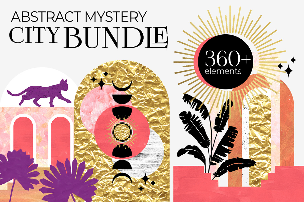 Abstract Mystery City Bundle, an Object Graphic by Julie&Taily (Photo 1 of 20)