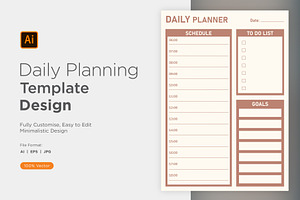 Daily Planner Sheet Design -20