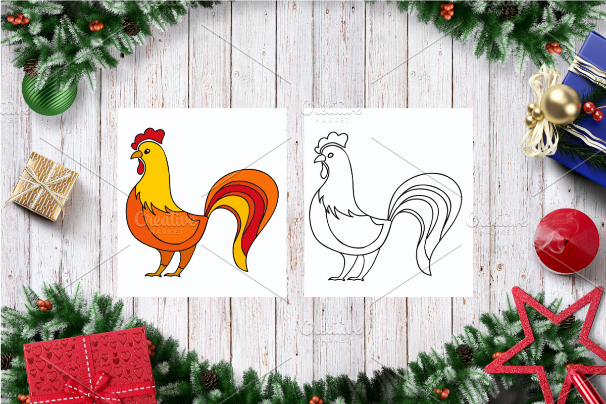 Christmas set of cards, a Decorative Illustration by Dukesn (Photo 7 of 9)