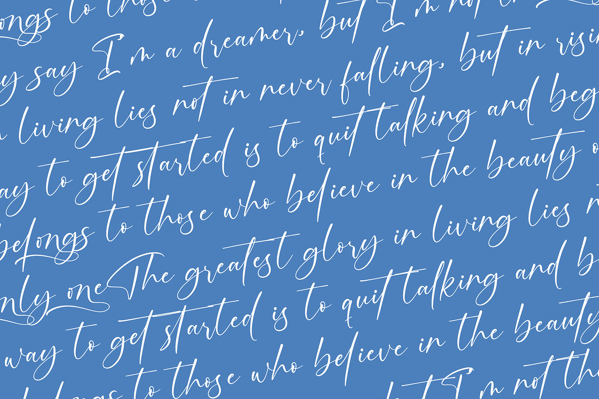 Motion Amusement Modern Signature, a Script Font by Letterena Studios Script (Photo 11 of 15)
