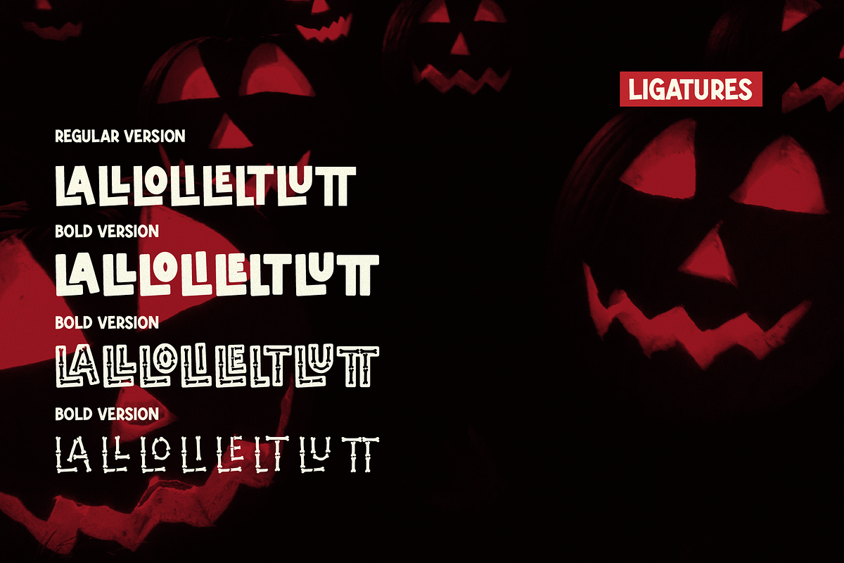 Hueso Bone | Halloween Bone Font, a Blackletter Font by Denustudios (Photo 12 of 12)