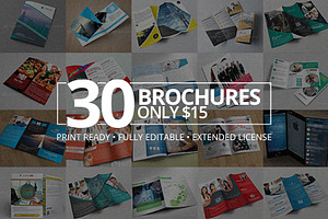 30 Creative Brochures Bundle