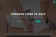 Cordova-Responsive One Page Template, a Bootstrap Template by Script Eden (Thumbnail 3 of 3)