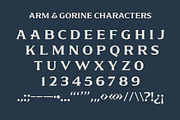 Arm & Gorine - Vintage Display Serif, a Serif Font by Illustraly Design (Thumbnail 6 of 8)
