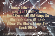 Mifrotha - Modern Blackletter Font, a Blackletter Font by Dhabee (Thumbnail 14 of 18)