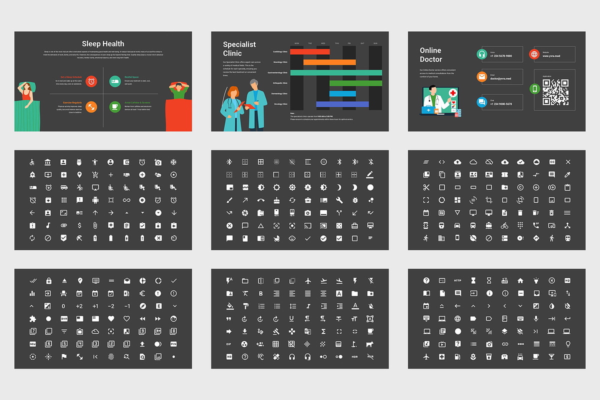 Yvra : Medical Vector Google Slides, a Presentation Template by Punkl Camp (Photo 9 of 9)