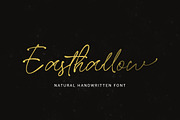Easthallow Handwritten Font, a Script Font by Rillatype (Thumbnail 1 of 9)
