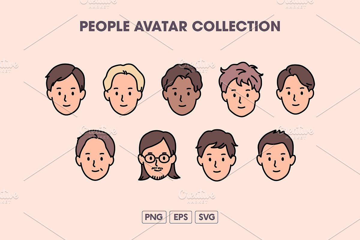 People Avatar Pack, an Object Graphic by Sinando Studio (Photo 4 of 4)