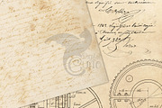 Mechanical Steampunk Digital Paper, a Texture Graphic by Digital Curio (Thumbnail 2 of 5)