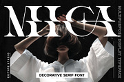 Mica Display Font, a Serif Font by Eotype Studio (Thumbnail 1 of 11)