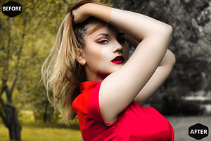 12 Lady In Red Lightroom Presets