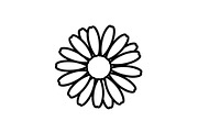 Daisy Flower Line Art Vector Bundle0, an Illustration by jahid234 (Thumbnail 33 of 51)