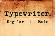 Typewriter Font, a Serif Font by Monogram (Thumbnail 1 of 3)