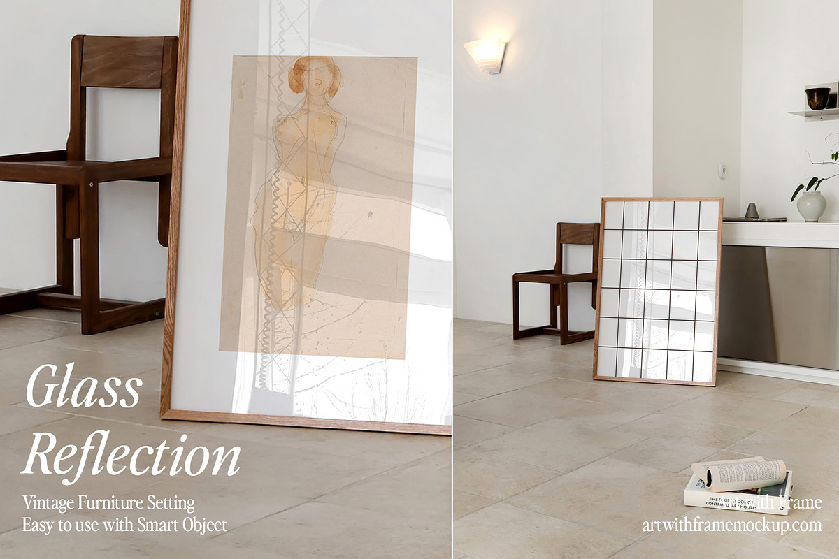 Modern Kitchen Interior Frame Mockup, a Product Mockup by ArtwithFrame (Photo 6 of 16)