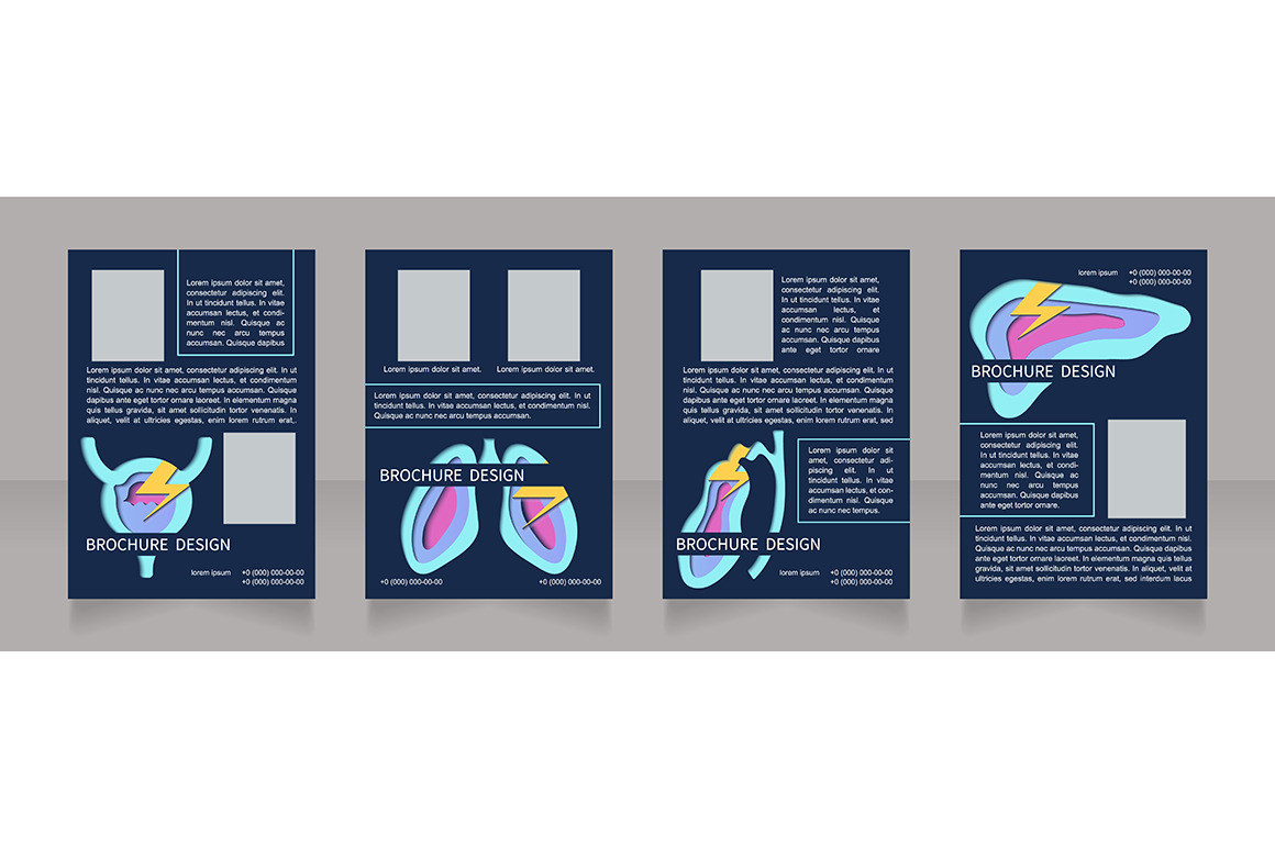 Diagnosing bladder disorders blank, a Brochure Template by IMG Visuals