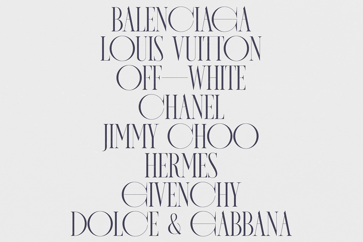 Gyoza Luxury Fashion Condensed Serif, a Serif Font by Studio Aurora (Photo 2 of 9)