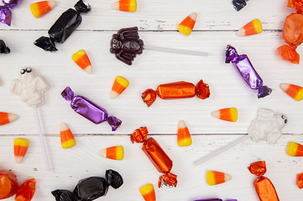 Halloween candy background stock photo containing candy and halloween, a Holiday Photo by P Maxwell Photography