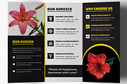 Flowers Trifold Brochure Layout, a Brochure Template by MightyDesign (Thumbnail 3 of 7)
