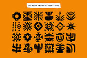 MEXICAN SHAPES | HAND DRAWN ELEMENTS, a Decorative Illustration by Favete Art (Thumbnail 3 of 15)