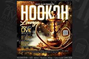 Hookah Flyer, a Flyer Template by Artolus