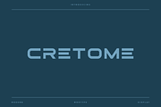 Cretome - Modern Display Typeface, a Font by Letterna (Thumbnail 1 of 4)