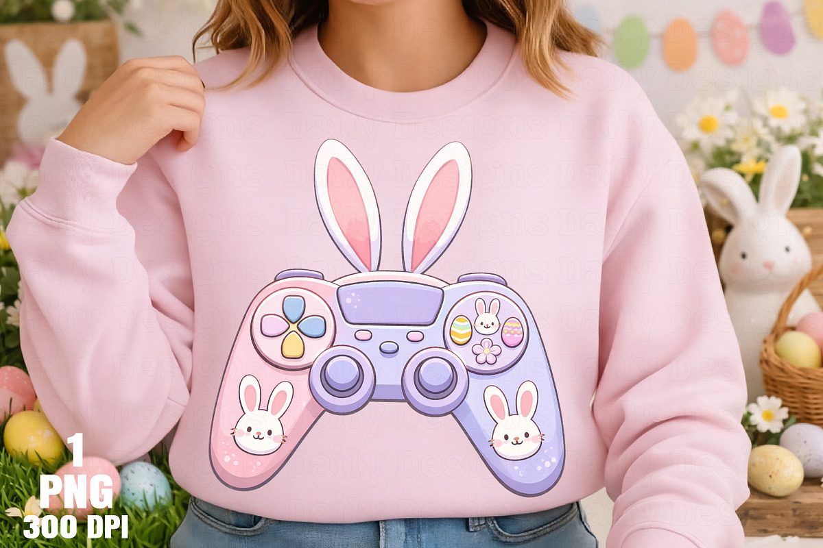 Easter Day Gamer Png, an Illustration by Daily.Designs (Photo 2 of 5)