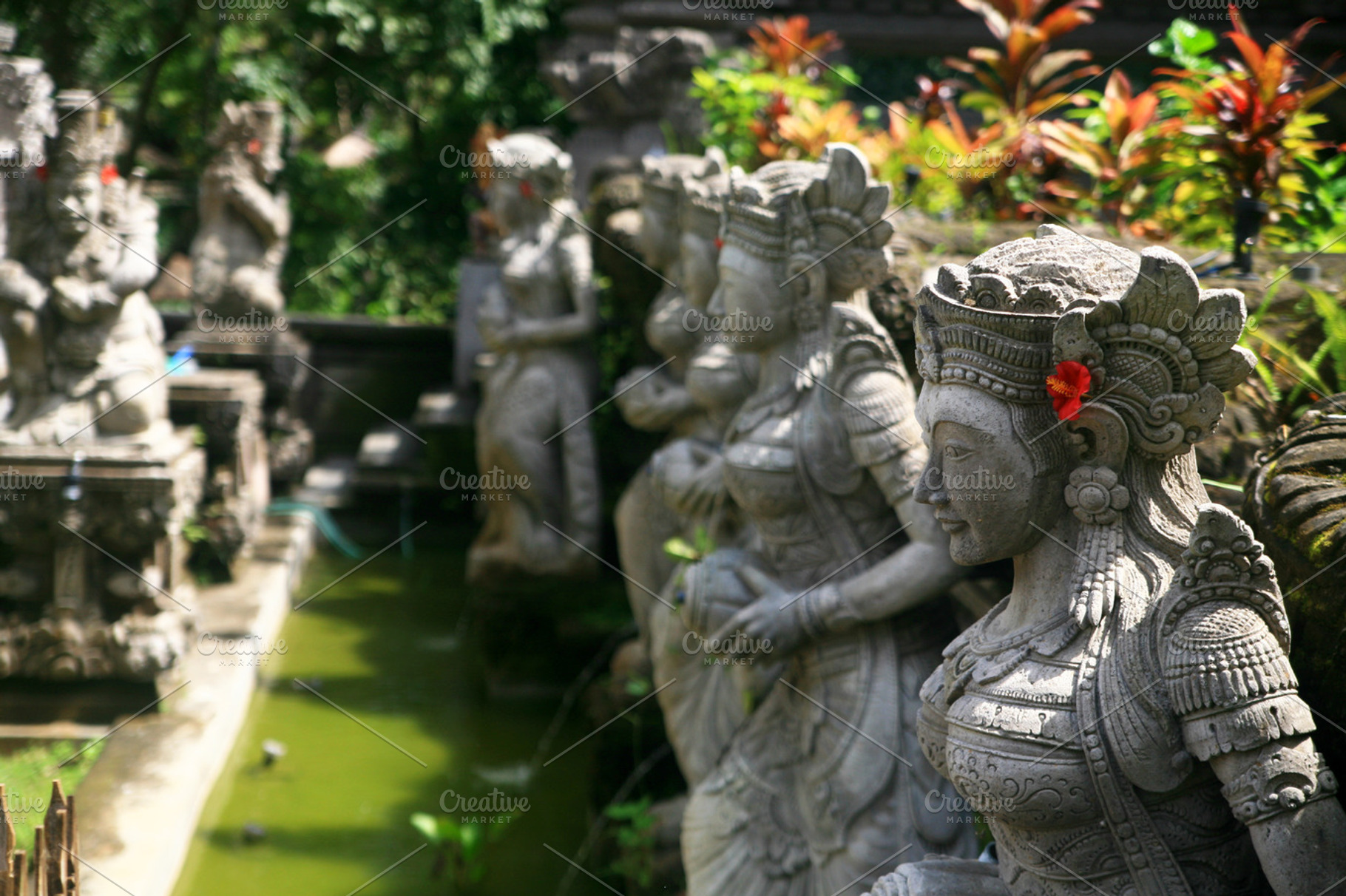 Balinese Stone Statues,Bali Island, an Architecture Photo by VIBE Collective