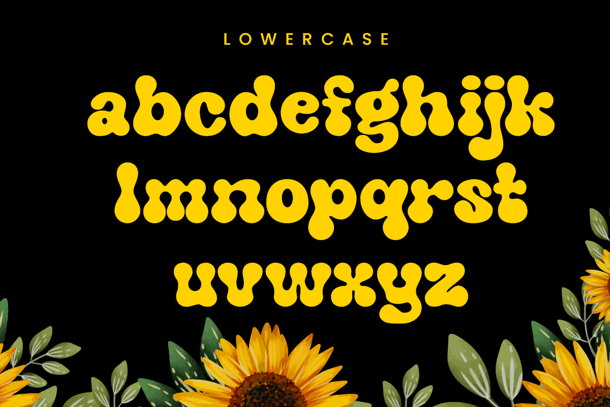 puffy chips retro typeface, a Sans Serif Font by Say Studio (Photo 13 of 15)