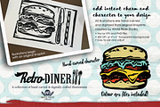 Retro Diner Linocuts, an Illustration by WhiteRiverStudio (Thumbnail 5 of 11)