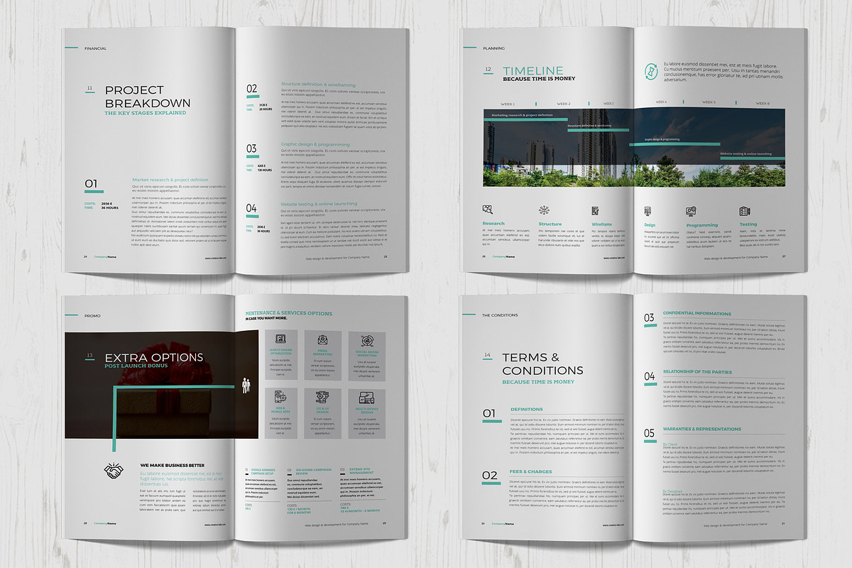 Business Proposal, a Brochure Template by Sabin (Photo 2 of 9)