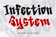 Infection System, a Blackletter Font by Rotterlab Studio (Thumbnail 1 of 10)