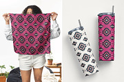 Pink Native American Pattern, a Pattern Graphic by PPEthnicDecorPattern (Thumbnail 9 of 10)
